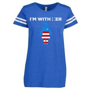 IM With Her Kamala Harris 2024 President Election Enza Ladies Jersey Football T-Shirt