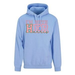 IM With Her Kamala Vote For 2024 President Kamala Harris Unisex Surf Hoodie