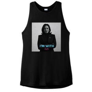 IM With Her Kamala Ladies PosiCharge Tri-Blend Wicking Tank