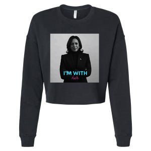 IM With Her Kamala Cropped Pullover Crew