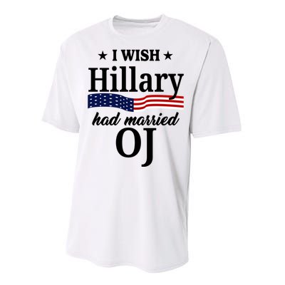 I Wish Hillary Had Married Oj Funny Politcal Performance Sprint T-Shirt