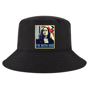 Im With Her Kamala Vote For 2024 President Kamala Harris Cool Comfort Performance Bucket Hat