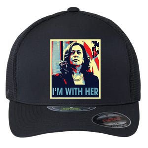 Im With Her Kamala Vote For 2024 President Kamala Harris Flexfit Unipanel Trucker Cap