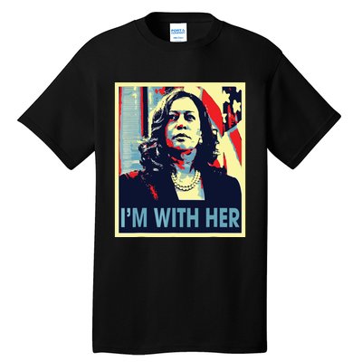 Im With Her Kamala Vote For 2024 President Kamala Harris Tall T-Shirt