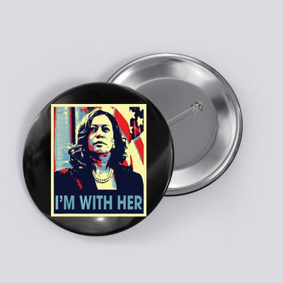 Im With Her Kamala Vote For 2024 President Kamala Harris Button