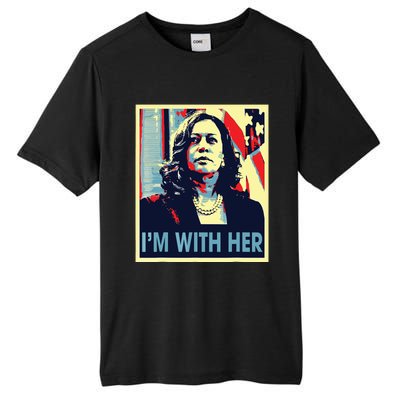 Im With Her Kamala Vote For 2024 President Kamala Harris Tall Fusion ChromaSoft Performance T-Shirt