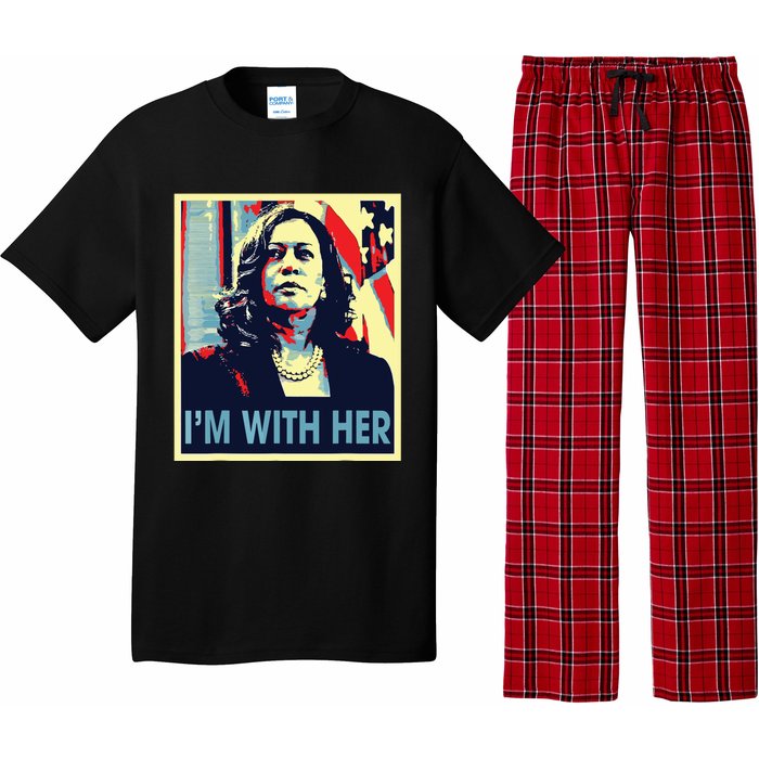 Im With Her Kamala Vote For 2024 President Kamala Harris Pajama Set