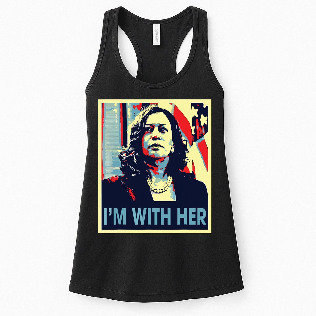 Im With Her Kamala Vote For 2024 President Kamala Harris Womens Tank Top