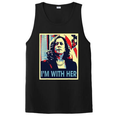 Im With Her Kamala Vote For 2024 President Kamala Harris PosiCharge Competitor Tank