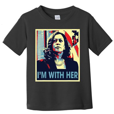 Im With Her Kamala Vote For 2024 President Kamala Harris Toddler T-Shirt