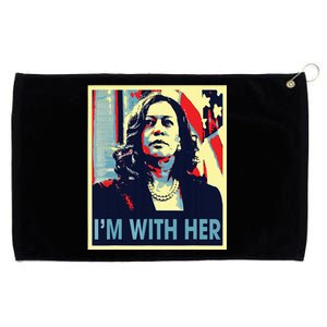 Im With Her Kamala Vote For 2024 President Kamala Harris Grommeted Golf Towel