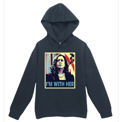 Im With Her Kamala Vote For 2024 President Kamala Harris Urban Pullover Hoodie