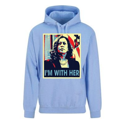 Im With Her Kamala Vote For 2024 President Kamala Harris Unisex Surf Hoodie