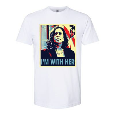 Im With Her Kamala Vote For 2024 President Kamala Harris Softstyle CVC T-Shirt