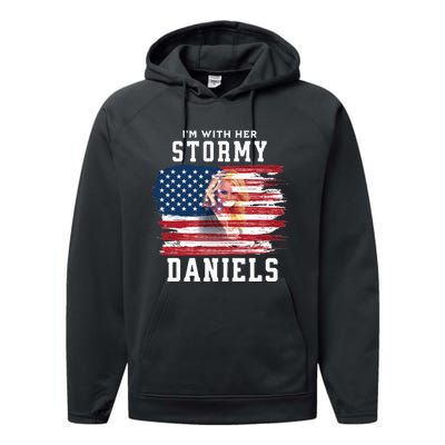 i'm with her Stormy Daniels Essential Performance Fleece Hoodie