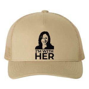 IM With Her Kamala Vote For 2024 President Kamalaharris Yupoong Adult 5-Panel Trucker Hat