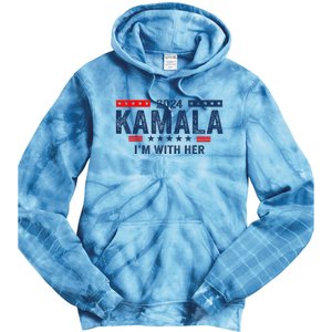 IM With Her Kamala Vote For 2024 President Kamalaharris Tie Dye Hoodie