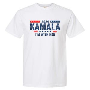 IM With Her Kamala Vote For 2024 President Kamalaharris Garment-Dyed Heavyweight T-Shirt