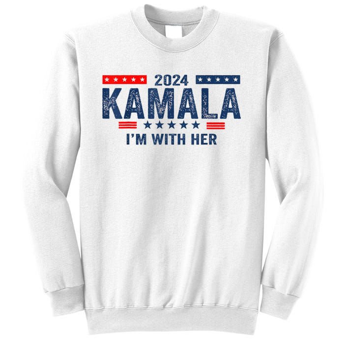 IM With Her Kamala Vote For 2024 President Kamalaharris Sweatshirt