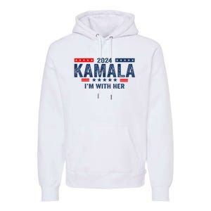 IM With Her Kamala Vote For 2024 President Kamalaharris Premium Hoodie