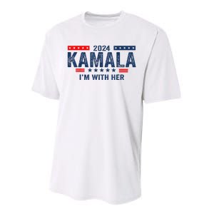 IM With Her Kamala Vote For 2024 President Kamalaharris Performance Sprint T-Shirt