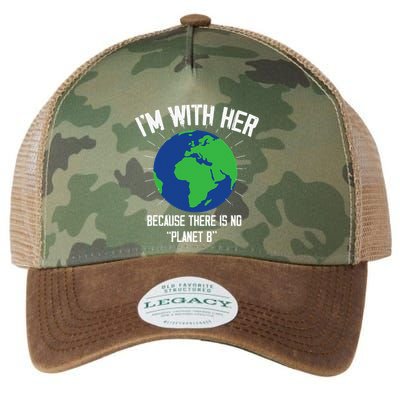 I'm With Her Because, There Is No Planet B Earth Day Mother Legacy Tie Dye Trucker Hat