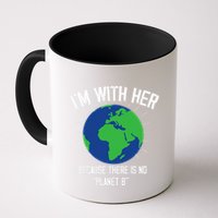 I'm With Her Because, There Is No Planet B Earth Day Mother Mug