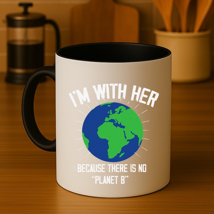 I'm With Her Because, There Is No Planet B Earth Day Mother Mug
