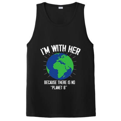 I'm With Her Because, There Is No Planet B Earth Day Mother PosiCharge Competitor Tank