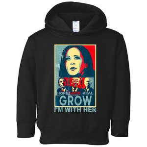 IM With Her Kamala Vote For 2024 President Kamala Harris Toddler Hoodie