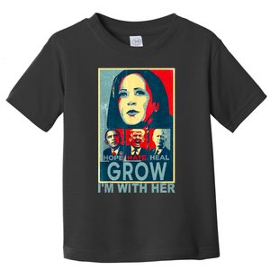 IM With Her Kamala Vote For 2024 President Kamala Harris Toddler T-Shirt