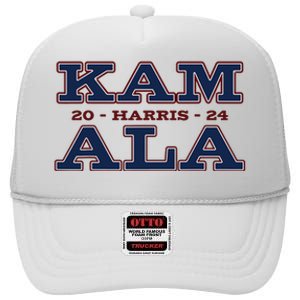 Im With Her Kamala Harris 2024 High Crown Mesh Back Trucker Hat