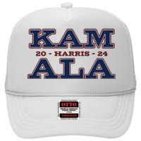 Im With Her Kamala Harris 2024 High Crown Mesh Back Trucker Hat