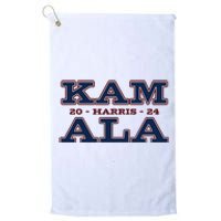 Im With Her Kamala Harris 2024 Platinum Collection Golf Towel