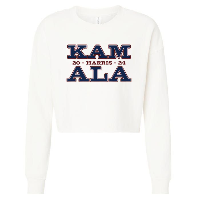 Im With Her Kamala Harris 2024 Cropped Pullover Crew