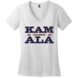 Im With Her Kamala Harris 2024 Women's V-Neck T-Shirt