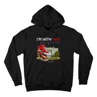 IM With Her Chucks & Pearls Kamala 2024 Gift Hoodie