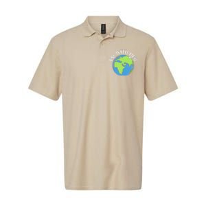 I'm With Her Earth Day Environmental For Green Earth Lover Softstyle Adult Sport Polo