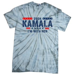 IM With Her Kamala Vote For 2024 President Kamala Harris Tie-Dye T-Shirt