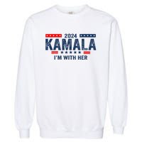 IM With Her Kamala Vote For 2024 President Kamala Harris Garment-Dyed Sweatshirt