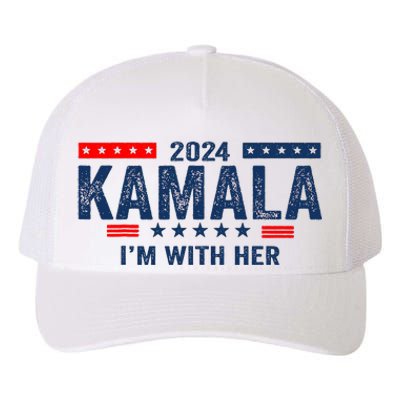 IM With Her Kamala Vote For 2024 President Kamala Harris Yupoong Adult 5-Panel Trucker Hat