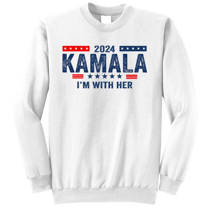 IM With Her Kamala Vote For 2024 President Kamala Harris Sweatshirt