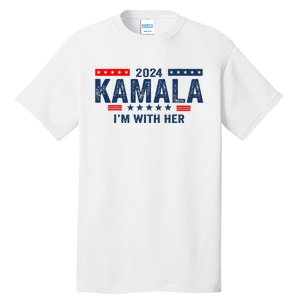 IM With Her Kamala Vote For 2024 President Kamala Harris Tall T-Shirt