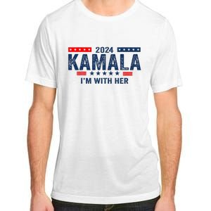 IM With Her Kamala Vote For 2024 President Kamala Harris Adult ChromaSoft Performance T-Shirt