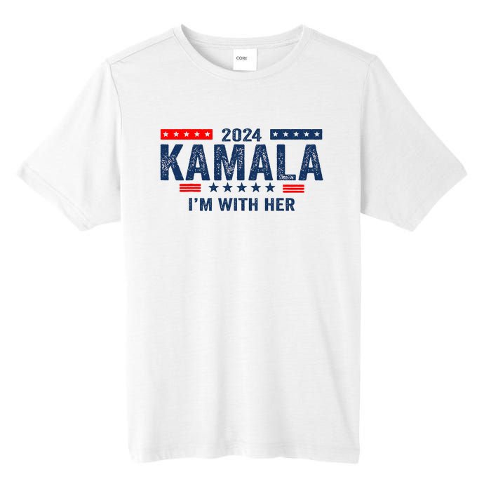 IM With Her Kamala Vote For 2024 President Kamala Harris Tall Fusion ChromaSoft Performance T-Shirt