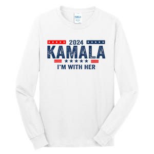 IM With Her Kamala Vote For 2024 President Kamala Harris Tall Long Sleeve T-Shirt