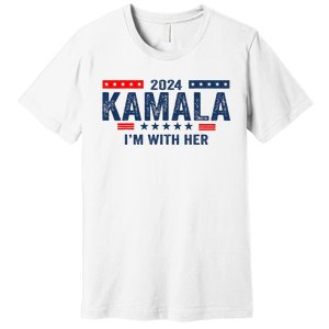 IM With Her Kamala Vote For 2024 President Kamala Harris Premium T-Shirt