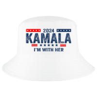 Im With Her Kamala Vote For 2024 President Kamalaharris Cool Comfort Performance Bucket Hat