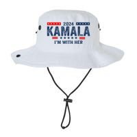 Im With Her Kamala Vote For 2024 President Kamalaharris Legacy Cool Fit Booney Bucket Hat