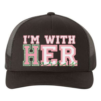 IM With Her President Kamala Election Yupoong Adult 5-Panel Trucker Hat